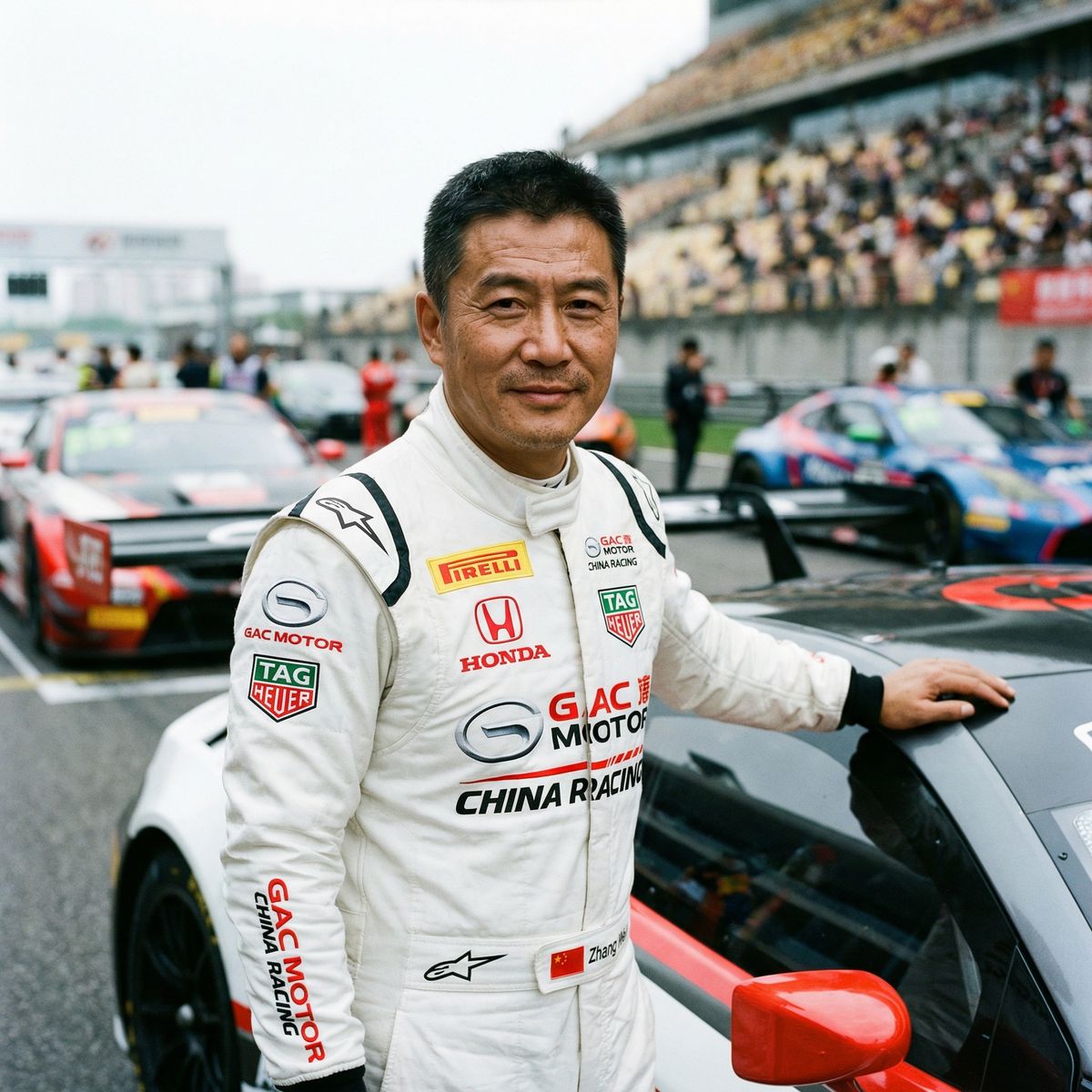 麻豆视频赛车手张海峰